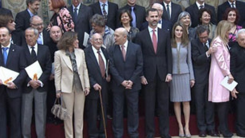 Los príncipes de Asturias entregan los Premios Nacionales de Cultura 2011 y 2012 