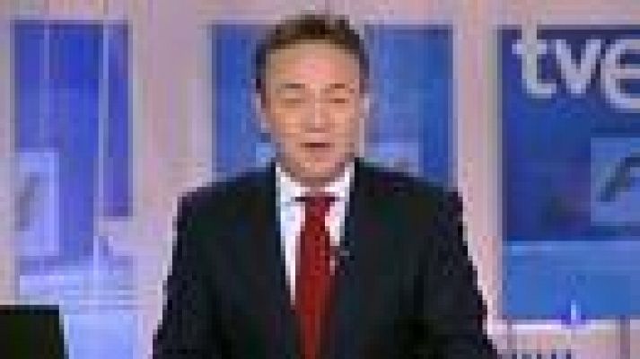 Telediario 1 - Buen estreno de Alonso en Montmeló