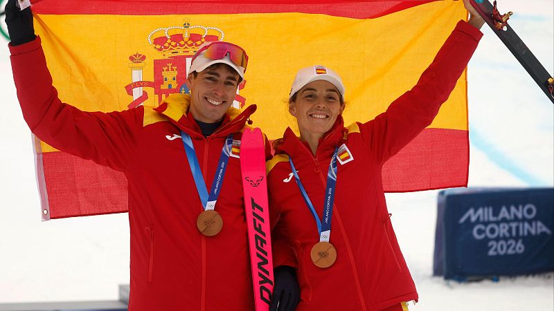 Juegos Milano Cortina 2026: Cardona y Alonso, bronce en SkiMo - Esquí de Montaña JJOO Milano Cortina 2026 | Ver
