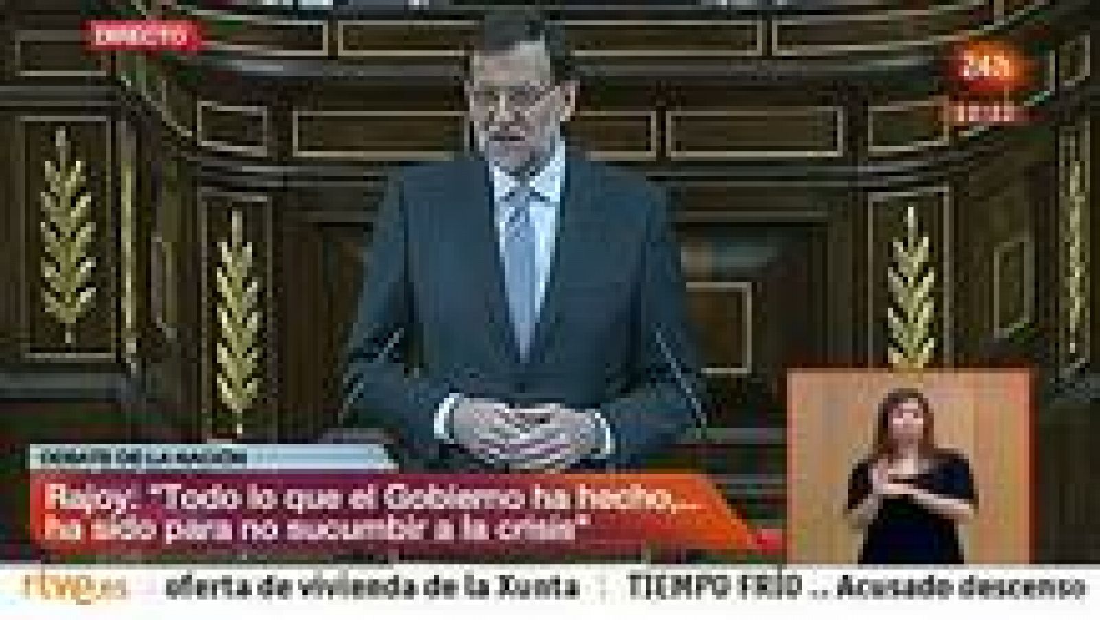 Rajoy anuncia que el déficit se situó por debajo del 7% del PIB en 2012