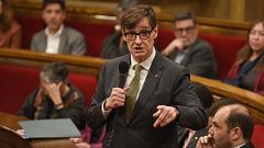 Salvador Illa torna al Parlament amb mà estesa a ERC per salvar els pressupostos