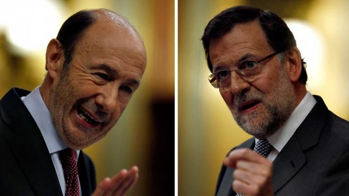Rubalcaba pide a Rajoy que dimita por Bárcenas y el presidente le recuerda el 'caso Filesa'