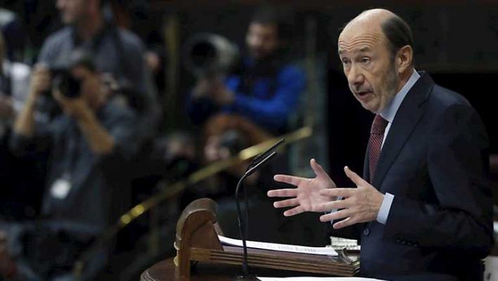 Especiales informativos - Debate sobre el estado de la Nación 2013 - Alfredo Pérez Rubalcaba, PSOE