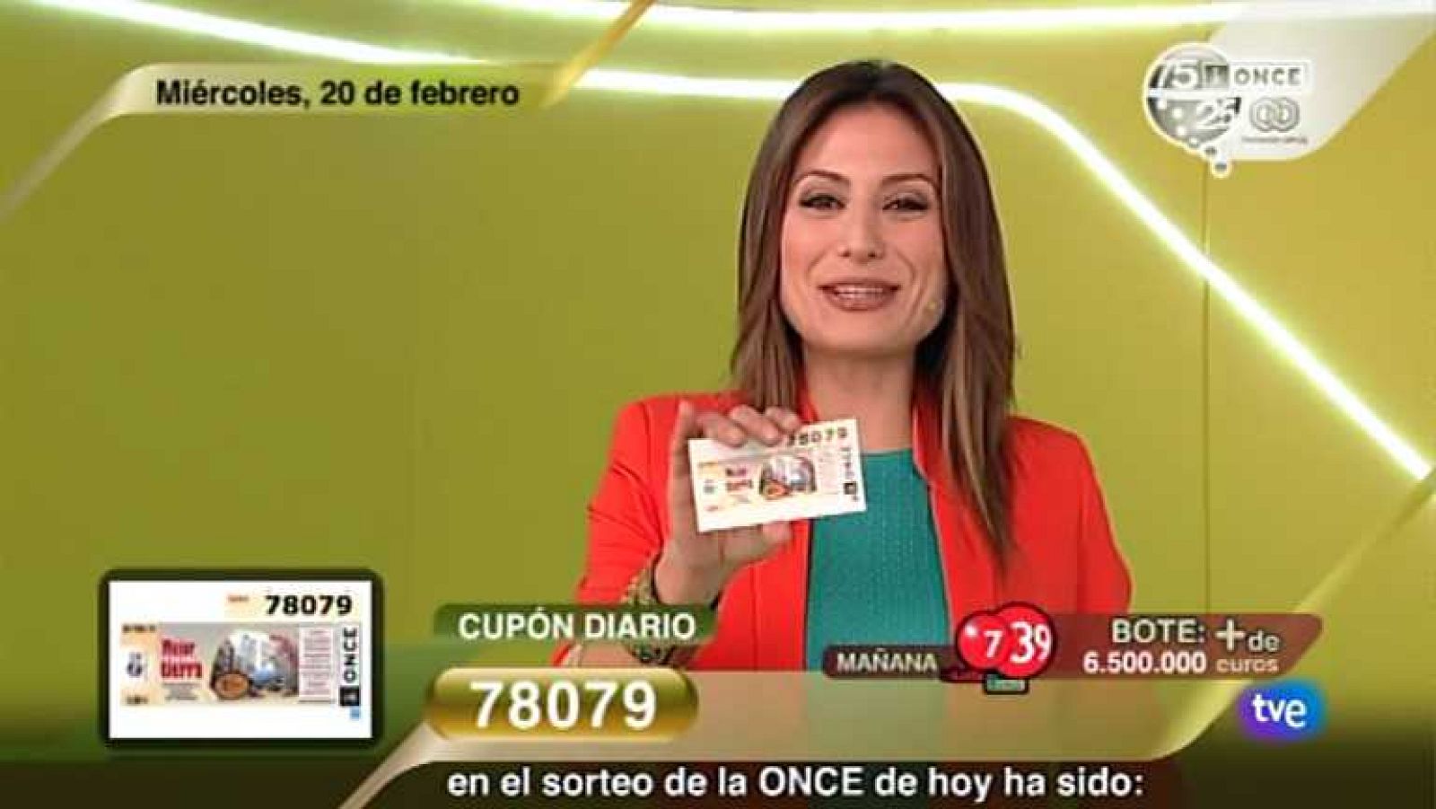 Sorteo ONCE - 20/02/13   - Ver ahora