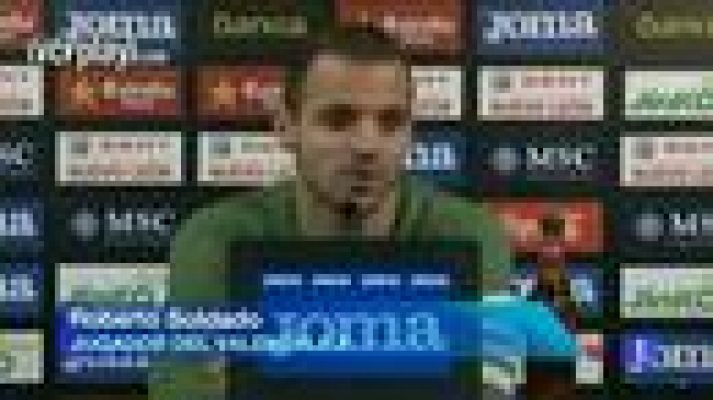 Telediario 1 - El Valencia muestra su apoyo al árbitro agredido