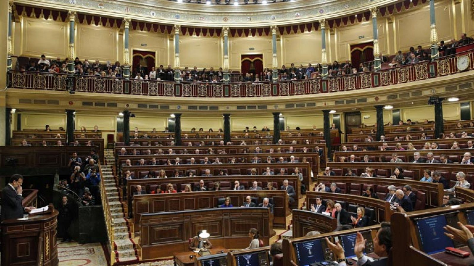 Ambiente vivido en el Congreso de los diputados durante el debate sobre el estado de la nación