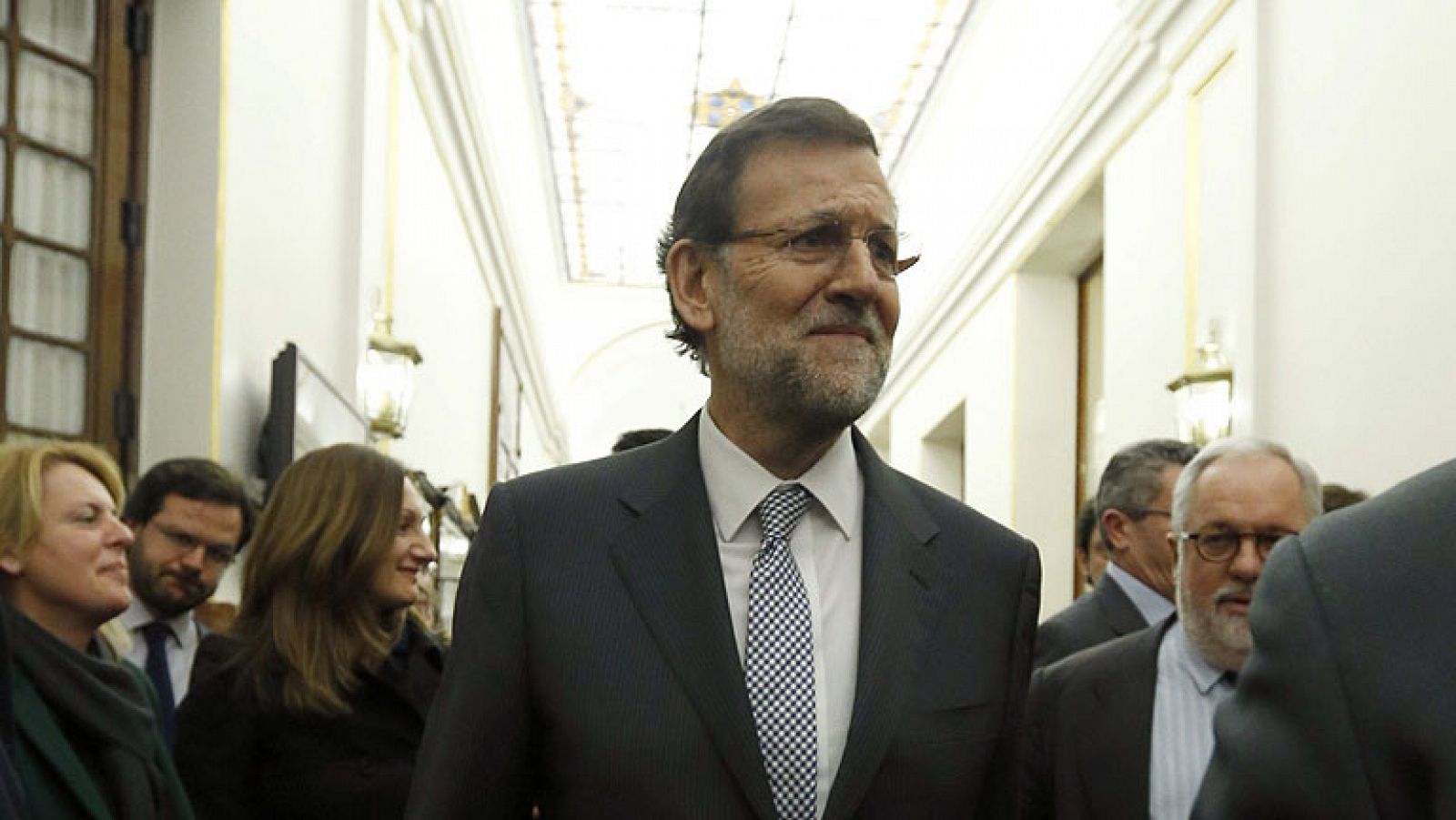 Rajoy, "contento" y convencido de que en 2014 "se creará empleo con claridad"