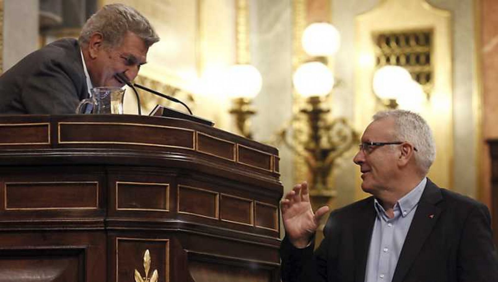 Debate sobre el estado de la Nación 2013 - Cayo Lara, IU. Joan Coscubiela, ICV. Chesús Yuste, CHA