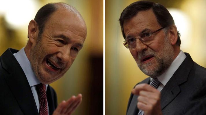 Telediario 1 - La crisis centra el Debate