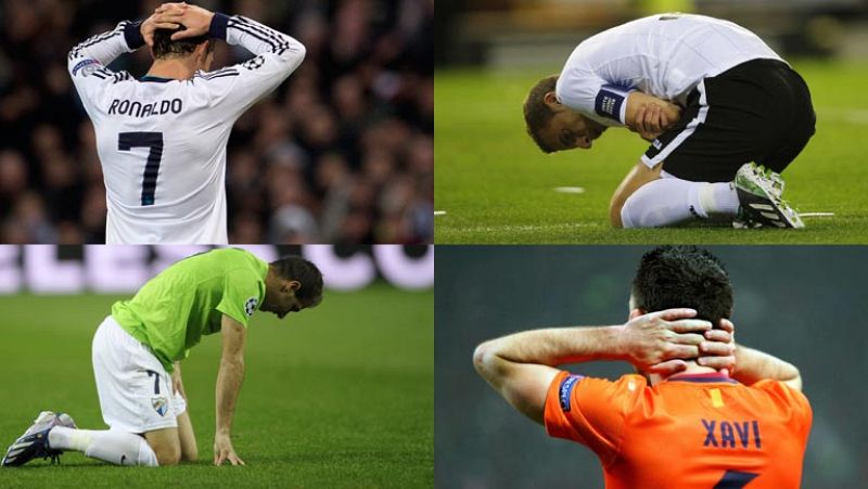 Los cuatro equipos españoles, al borde del abismo en la Champions 