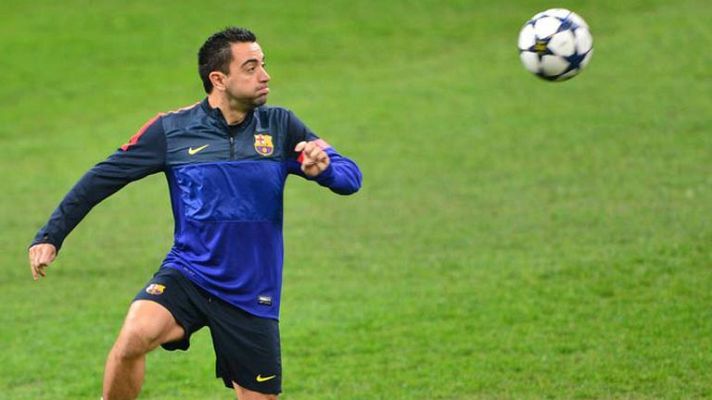 Telediario 1 - Xavi cree en una remontada ante el Milan