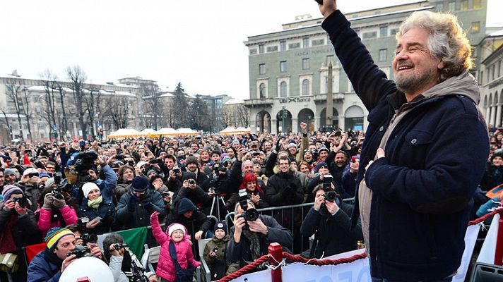 Telediario 1 - Último día de campaña en Italia