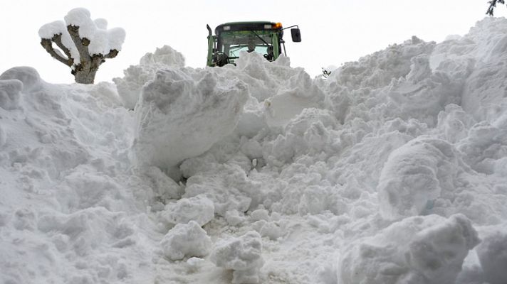Telediario 1 - Riesgo de avalanchas