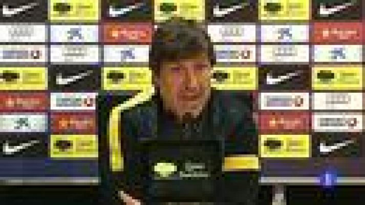 Telediario 1 - Roura: "Si un equipo merece crédito, es éste"