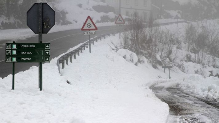 Nuevo temporal por nieve y frío, con temperaturas de entre -4 y -10C