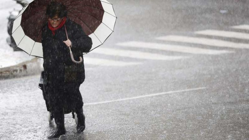 Nevadas en cotas bajas en muchas zonas de la mitad norte peninsular