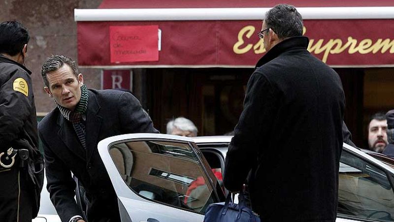 Urdangarin llega a los juzgados para declarar