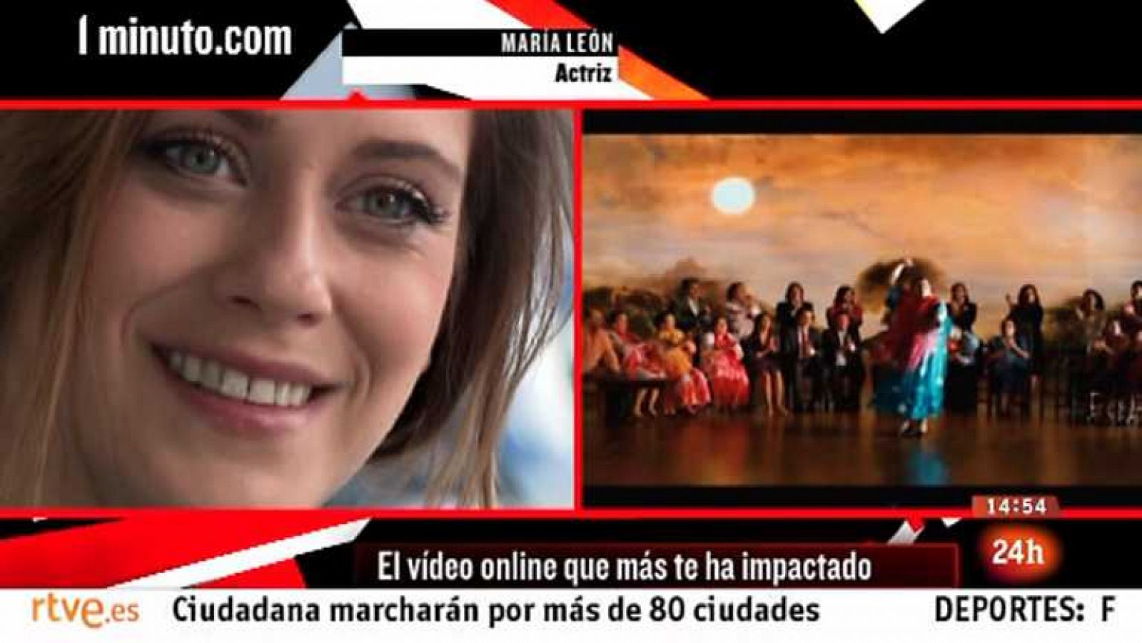 Cámara abierta 2.0 - La comunidad NASF, el blog Yo fui EGB, el concurso Documenta y la actriz María León en 1minutoCOM - 23/02/12 - Ver ahora