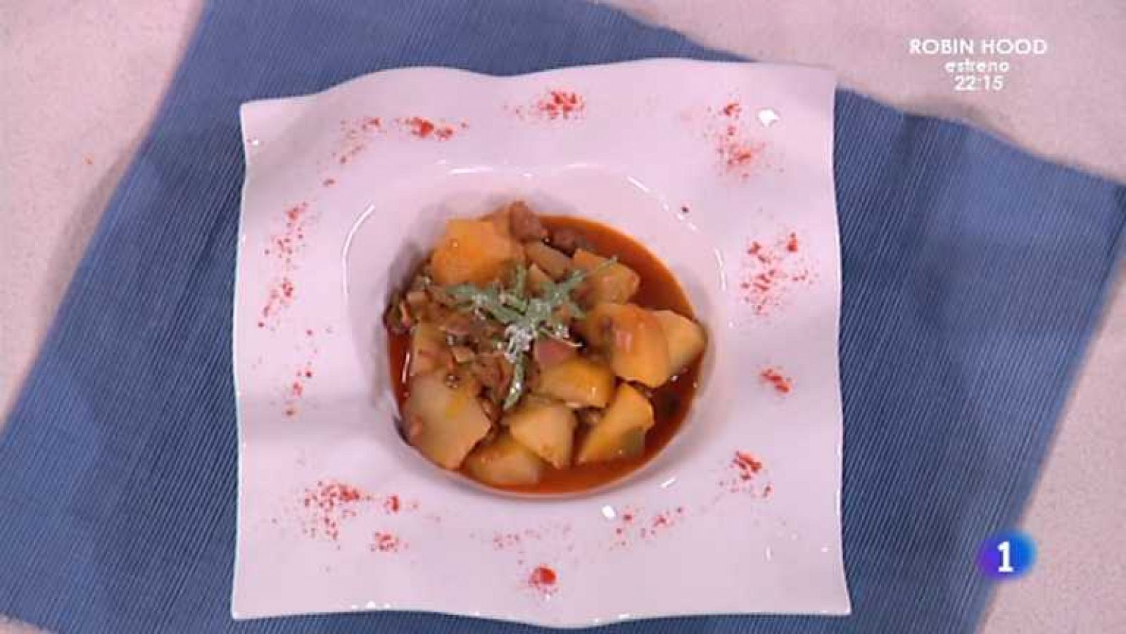 Cocina con Sergio - Patatas estofadas con chorizo y pimentón