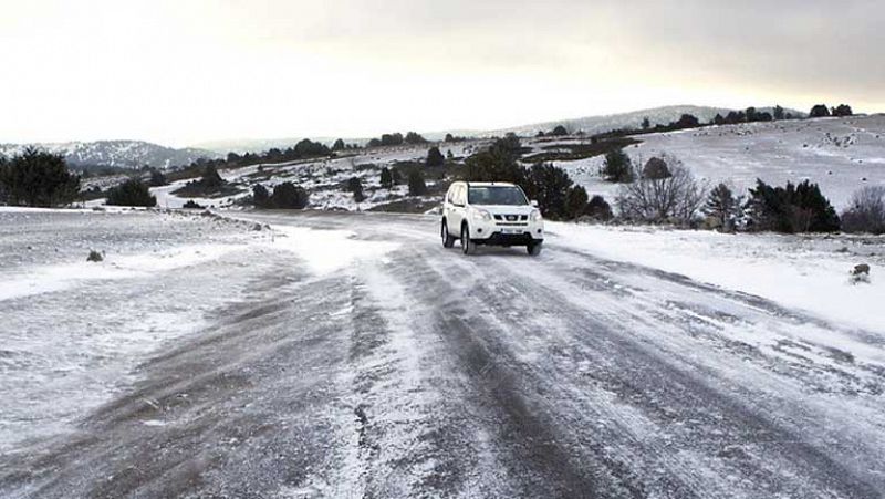 Nevadas en el tercio norte peninsular y Baleares,y temperaturas bajas