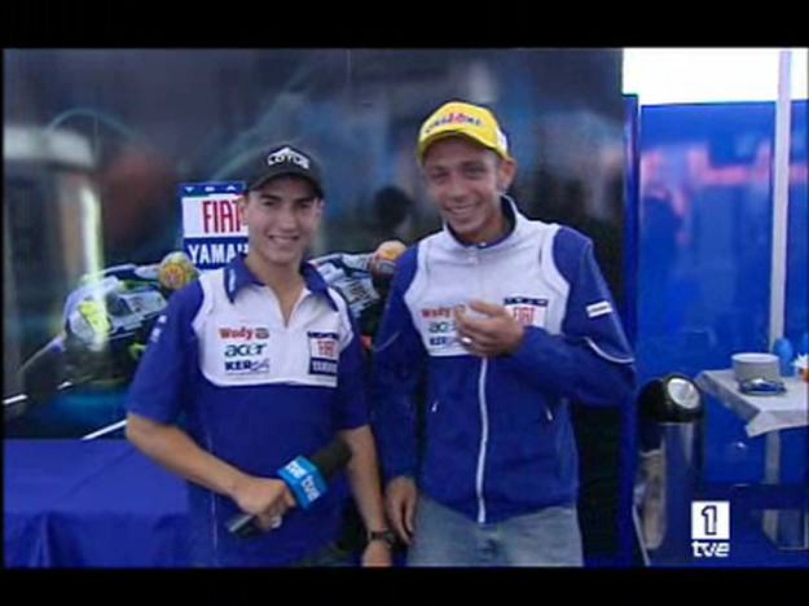  Los pilotos de Yamaha, Valentino Rossi y Jorge Lorenzo, hablan sobre el próximo partido España-Italia