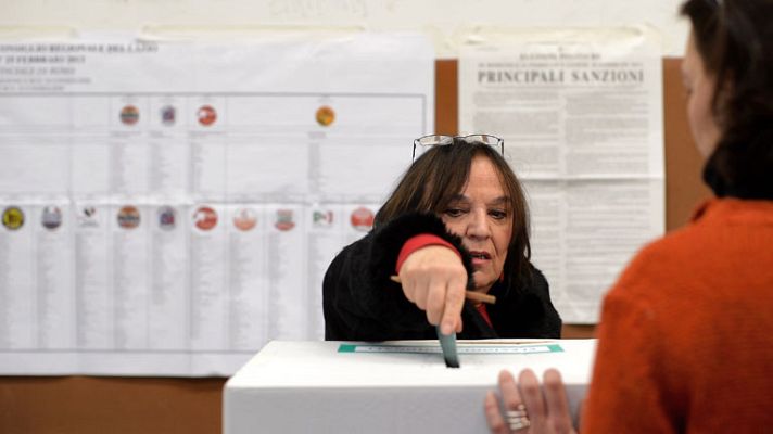 Telediario 1 - Elecciones en Italia