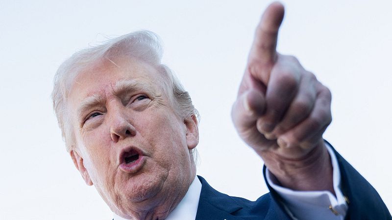 Trump promete que EE.UU. no bombardeará centrales eléctricas en Irán hasta el viernes - Telediario 1 | Ver