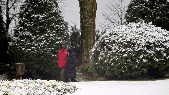 Nieve en el Cantábrico