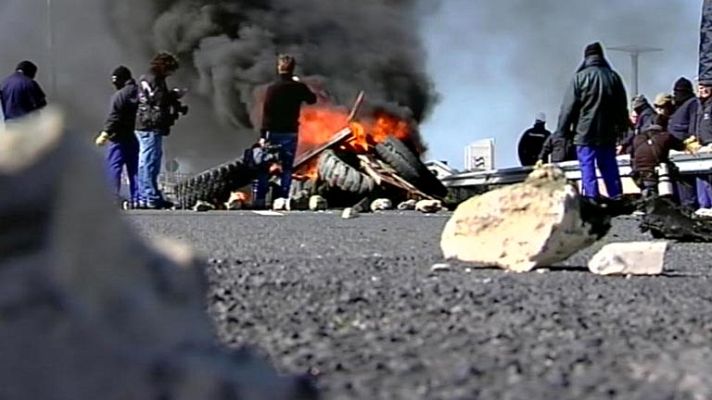 Protestas de empleados de Navantia 