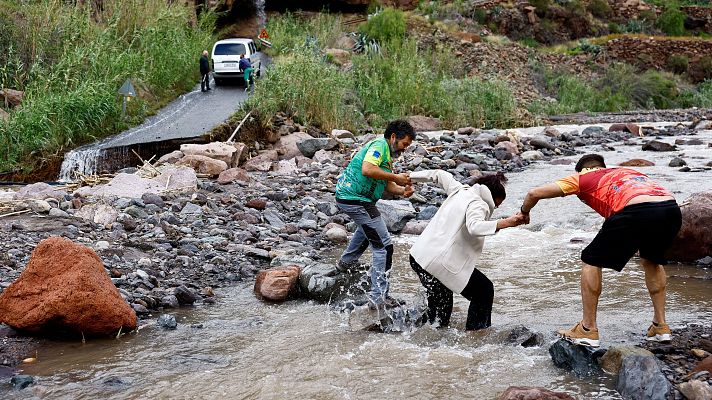 La borrasca Therese golpea con fuerza a la isla de Gran Canaria - Telediario 1 | Ver