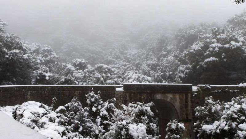 Nevadas en cotas bajas en muchas zonas de la mitad norte peninsular