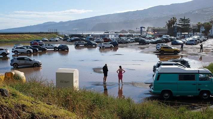 Canarias deja atrás la borrasca Therese - Telediario 1 | Ver