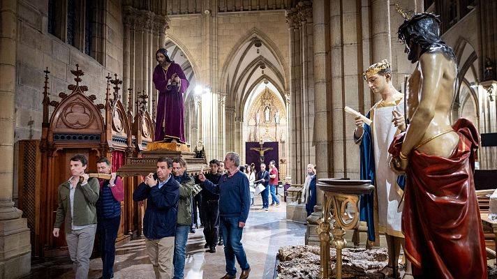 San Sebastián recupera sus procesiones tras 59 años | Ver