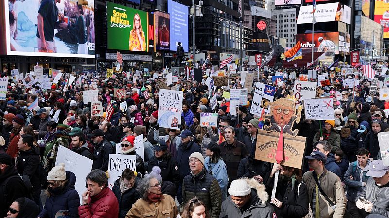 Masivas protestas en EE.UU. contra Trump | Ver