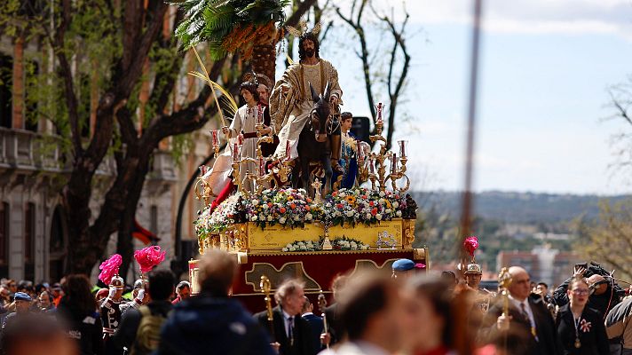 Las calles de España se llenan de palmas y ramas de olivo por las procesiones del Domingo de Ramos | Ver