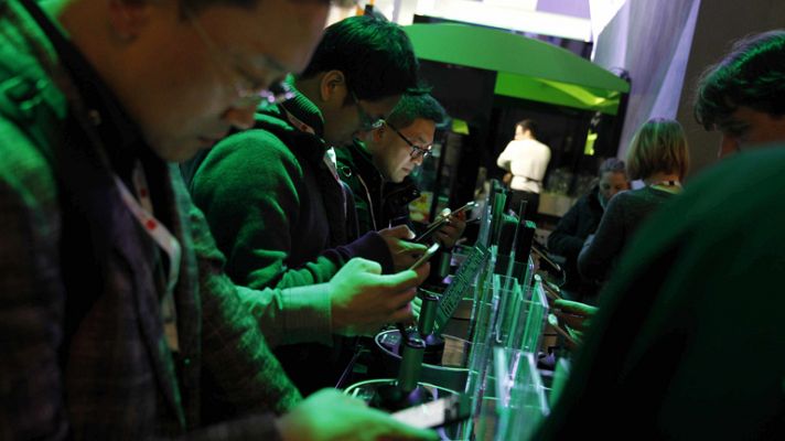 Telediario 1 - Aplicaciones para móviles en el Mobile World Congress de Barcelona