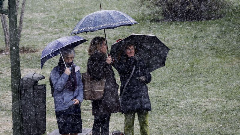 Lluvias en Valencia, Teruel y Málaga, y nevadas en sureste peninsular