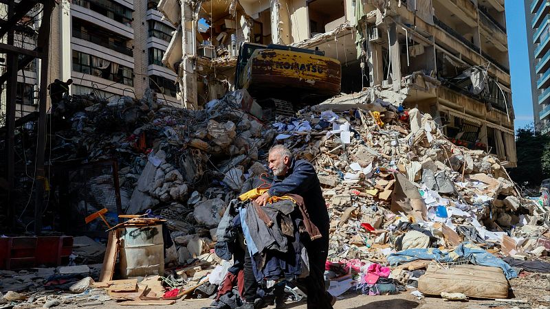 Líbano sigue bajo las bombas israelíes: "Esta es mi casa. Está todo destruido" | Ver ahora