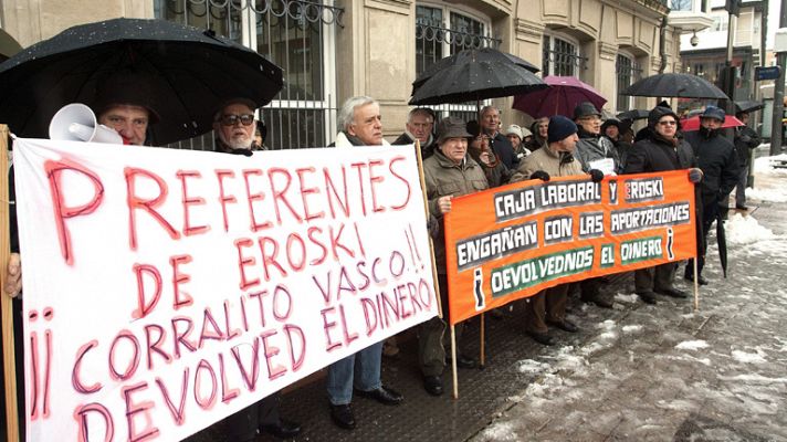 Cientos de inversores atrapados en las "preferentes" de Eroski y Fagor