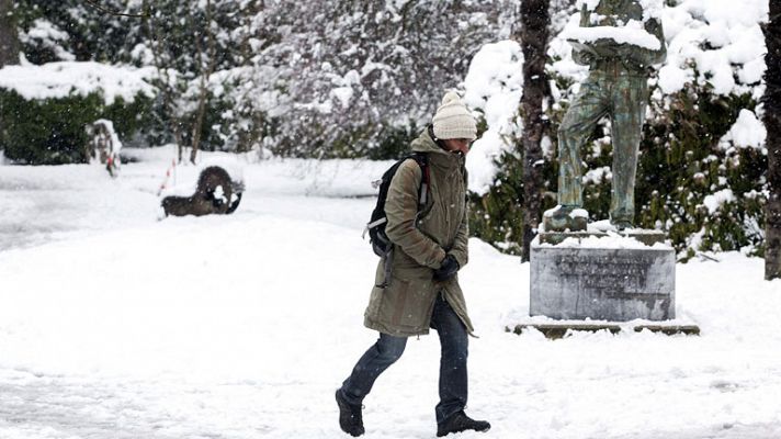 El jueves se esperan fuertes nevadas con alerta en Madrid, Teruel y Castellón