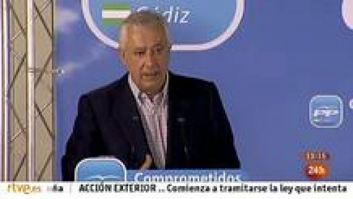 Informativo 24h - Arenas critica la falta de proyecto político del PSOE en Cataluña y en España