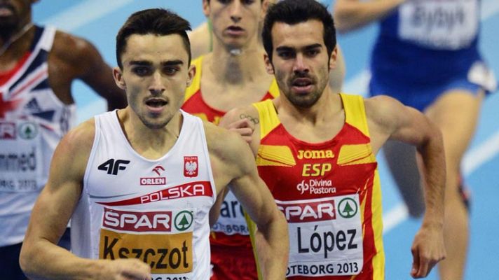 Kevin López, plata europea en 800 metros