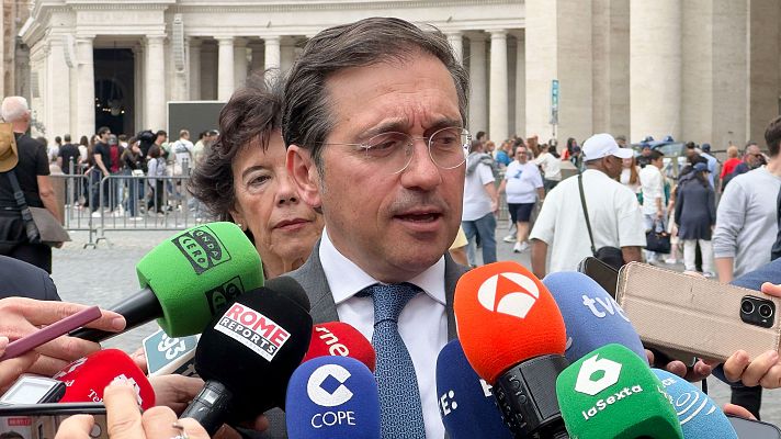 Albares valora los posicionamientos comunes con León XIV en su reunión - La tarde en 24h | Ver