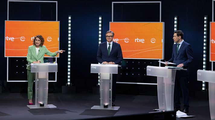 Los candidatos a la Presidencia de la Junta de Andalucía debaten sobre la financiación autonómica - Especiales informativos | Ver