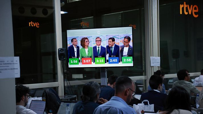 El debate de RTVE ha marcado el inicio de la campaña electoral y ha evidenciado la estrategia que quieren seguir los partidos hasta el 17-M: la izquierda ha buscado erosionar al popular Juanma Moreno en todos los ámbitos, acusándolo de ser el \"Vox sonriente\", mientras él ha sacado pecho de su gestión. Vox se ha centrado en agitar la bandera de su \"prioridad nacional\".