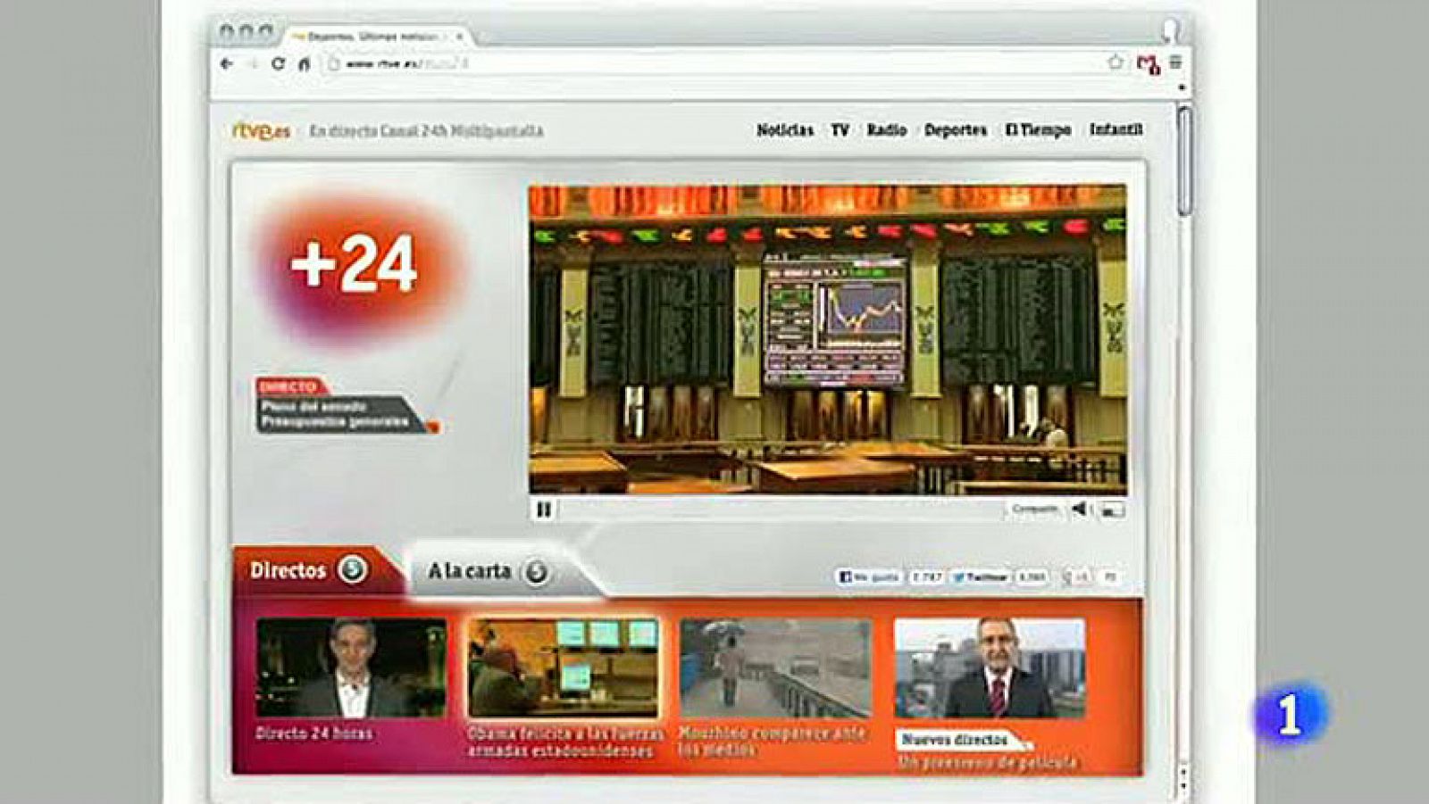 Telediario 1 - Programa informativo en RTVE Play