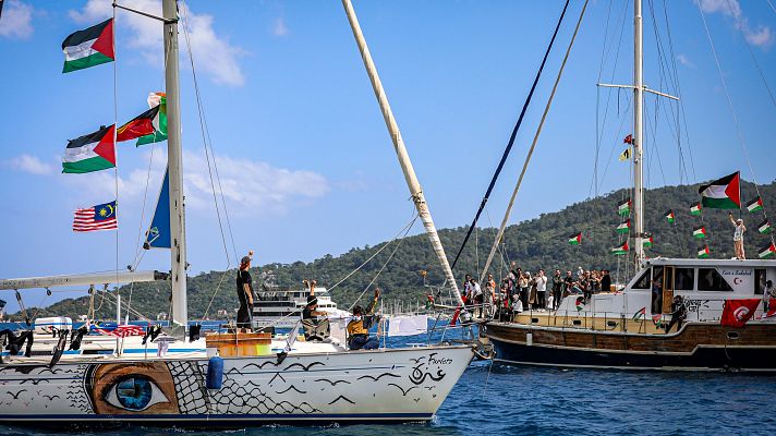 Israel intercepta una nueva flotilla a Gaza con 45 españoles a bordo