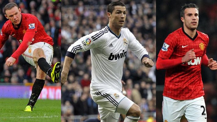 Manchester United y Real Madrid, con toda la artillería