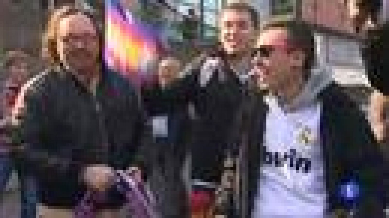 Telediario 1: 3.000 madridistas animan en Manchester | RTVE Play