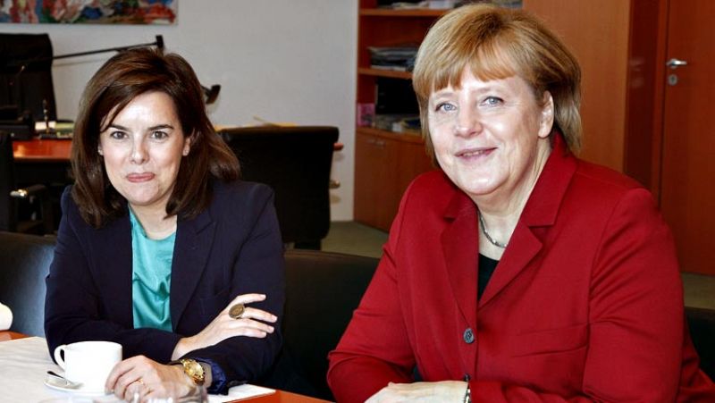 Sáenz de Santamaría, tras reunirse con Merkel: "Las reformas están permitiendo ganar en credibilidad a España"